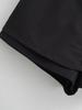 Plus Size European-Style High Waist A-Line Skort with Belt for Women