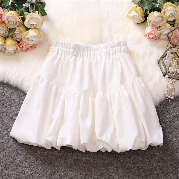 

Маленькая черная плиссированная мини-юбка А-силуэта - С высокой талией, стройнящая, универсальная летняя одежда для женщин L