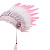 Indian Chief Feather Headdress Costume Accessory Headband for Cosplay Masquerade