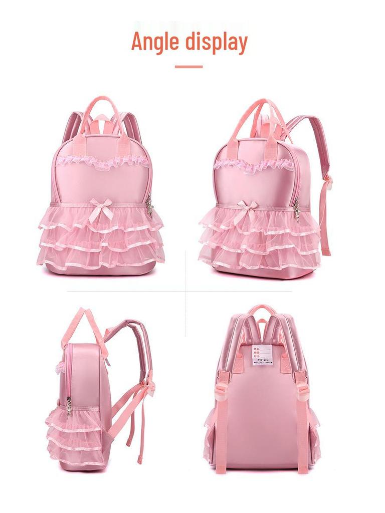 Girls' Princess Dress Style Backpack for Ages 3-6 Kindergarten - Fresh & Cute Design