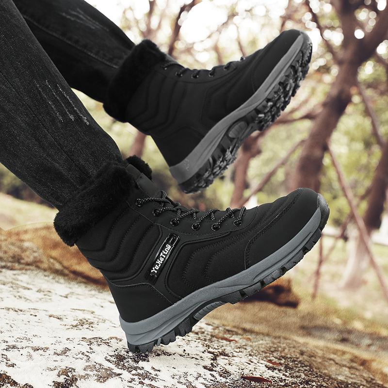 Unisex Pánské Zimní Boty Velké Velikosti Zimní Plus Sametové Zahřívací Teplé Sněhule Dámské Sněhule