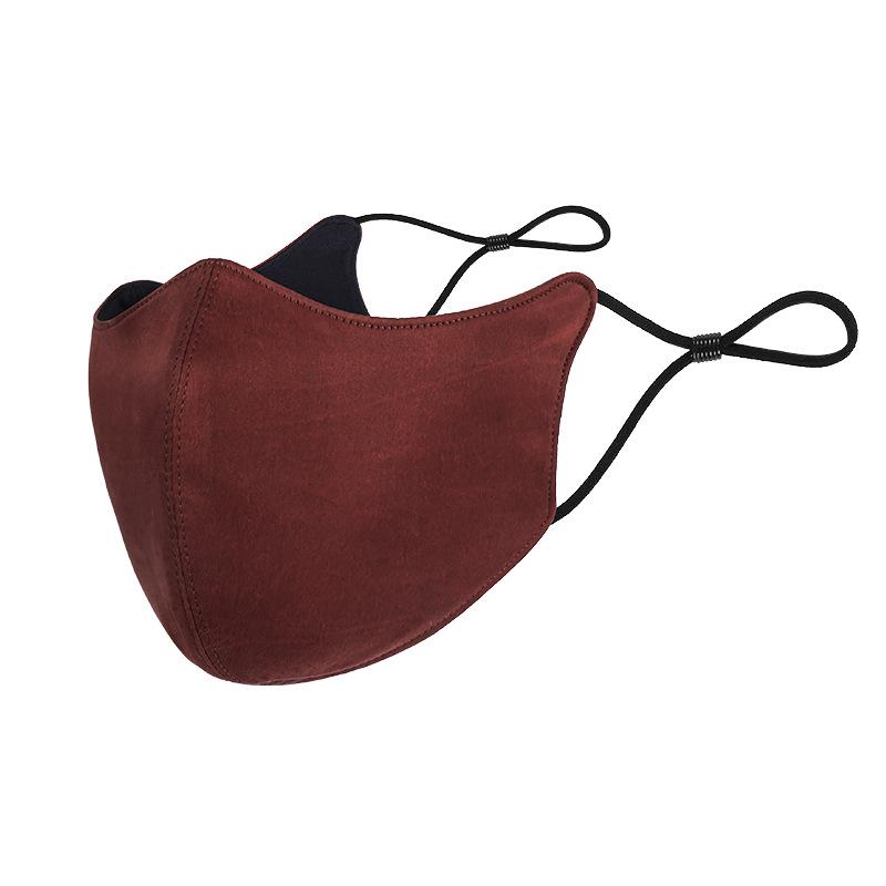 Women's Winter Silk Warm Mask with Velvet Lining, Breathable and Windproof, Eye Corner Protection Face Cover