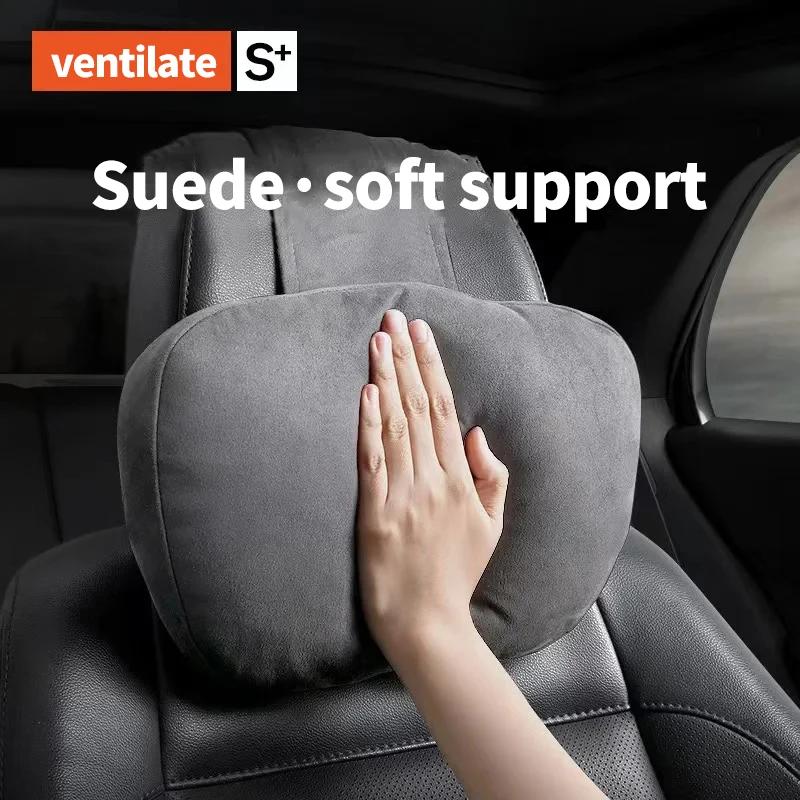 High-Quality Car Headrest Neck Support Seat for Maybach Design S Class Soft Universal Adjustable Car Neck Pillow Waist Pillow