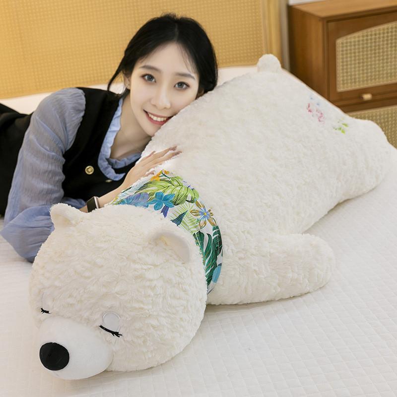 Arctic Bear Cartoon Plush Toy Stuffed Animal Doll Bedroom Decoration Kids Gift