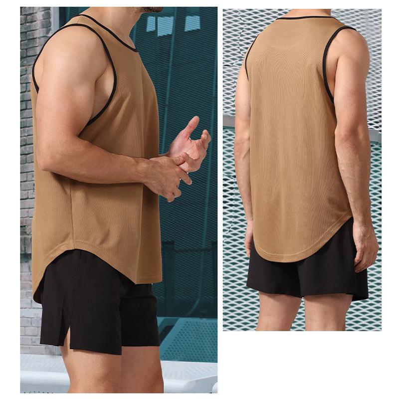 Maieu sport pentru bărbați, cu uscare rapidă, alergare, respirabil, antrenament, fitness, maiu largi fără mâneci