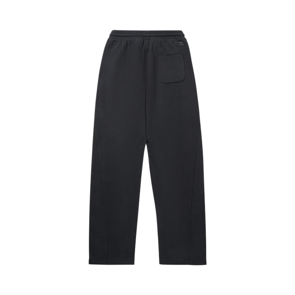 Li Ning Plain Lace-Up Soft Simple Casual Pants Women bottoms AKLVC60-2