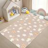 Rabbit Easter Egg Carpet Door Mat Cartoon Easter Bunny Carpet Living Room Bedroom Holiday Party Decoration Carpet Rug