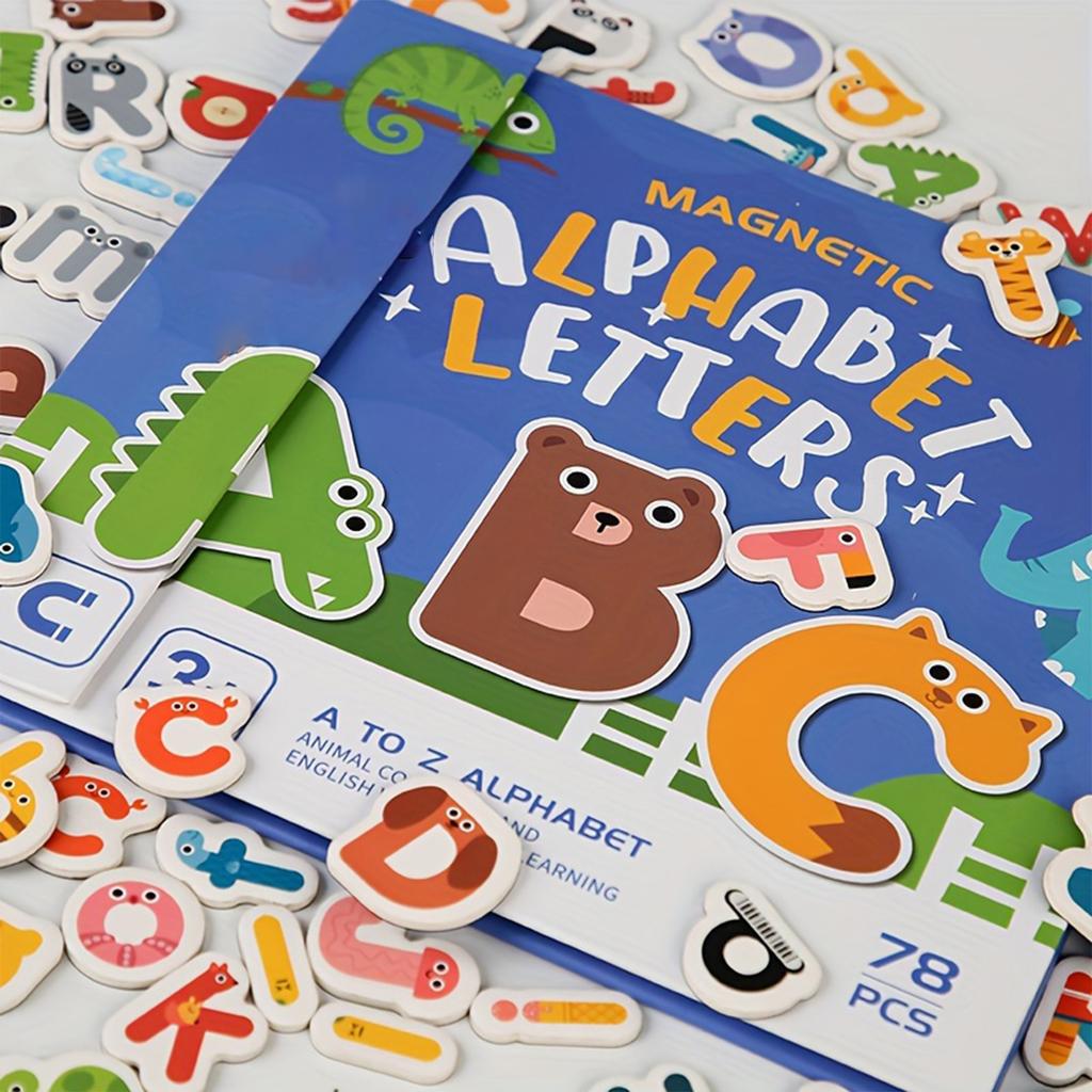 English Letter Magnetic Puzzle Book