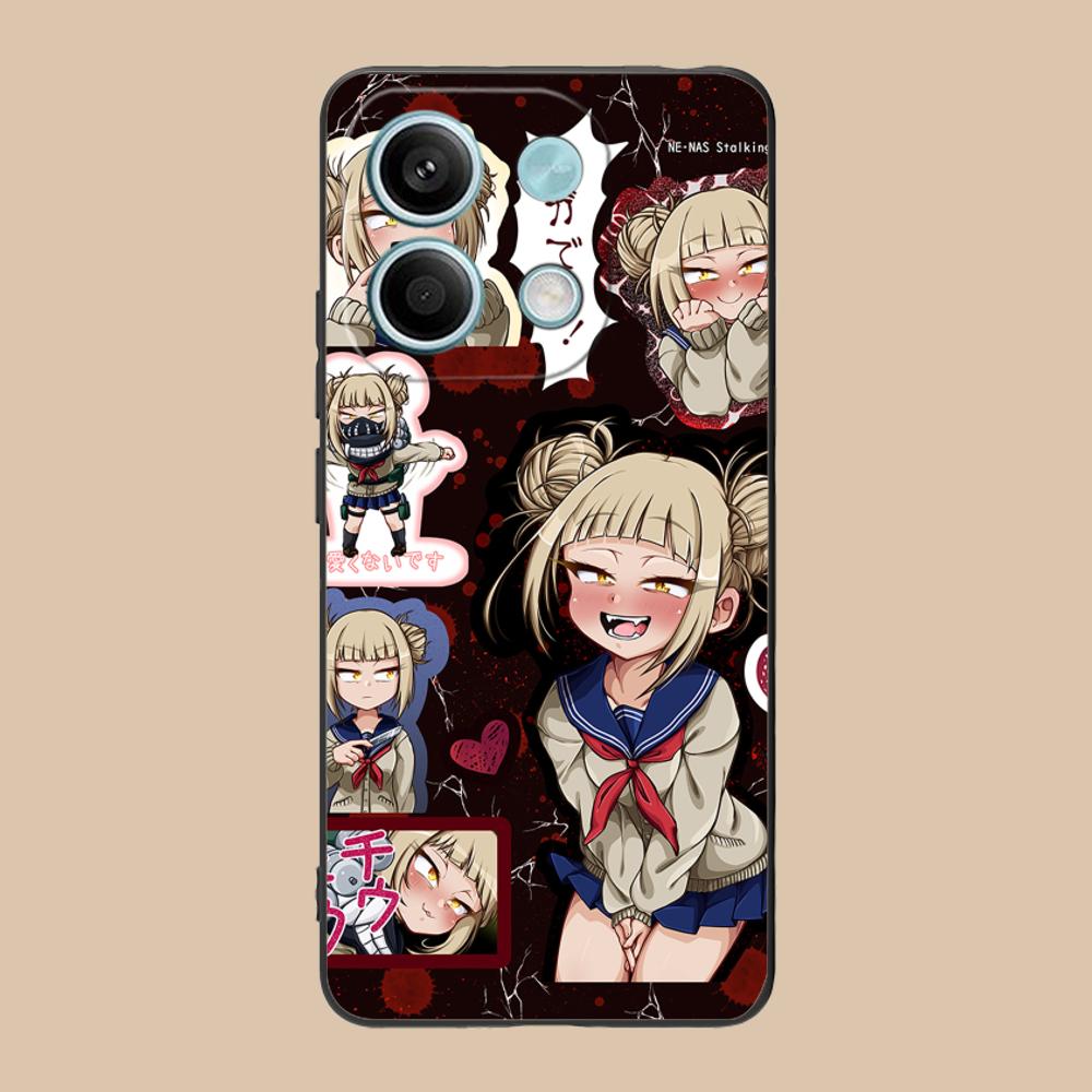 Hero Academia Himiko Toga Phone Case for POCO M6 M5 M4 M3 X7 X6 X5 X4 X3 F6 F5 F4 Pro GT 5G Colour Printing Luxury Pretty Cover