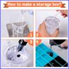 Good-1 Set Domino Silicone Resin Molds Resin Casting Mold With Storage Box Silicone Epoxy Casting Molds For DIY Craft