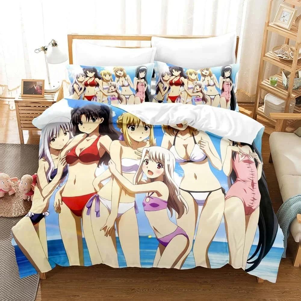 3D Anime Bed Sheet Set Carnival Phantasm Bedding Set Single Twin Full Queen King Size Bed Set Adult Kid Bedroom Duvet cover Sets