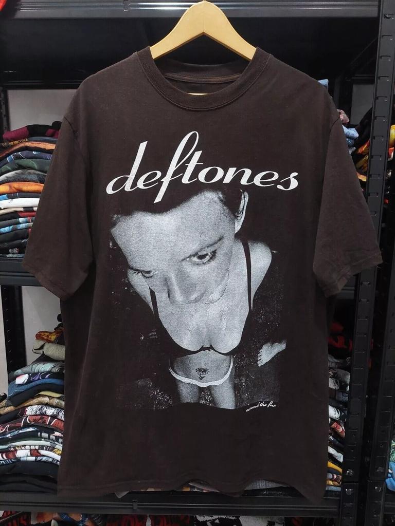 Deftones Around The Fur 90s Band Basic Black Short Sleeve Unisex Tshirt Reprint