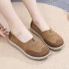 Letní Nové Protiskluzové Odolné proti Opotřebení Prodyšné Boty pro Ženy s Měkkou Podrážkou Barevně Blokované Kulatá Špička Ležérní Všestranné Módní Mokasíny