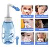 300ML Portable Nasal Wash Bottle with Cleaning Salt Pressure Sinus Rinse Cleaner Nasal Irrigation for Adults and Kids