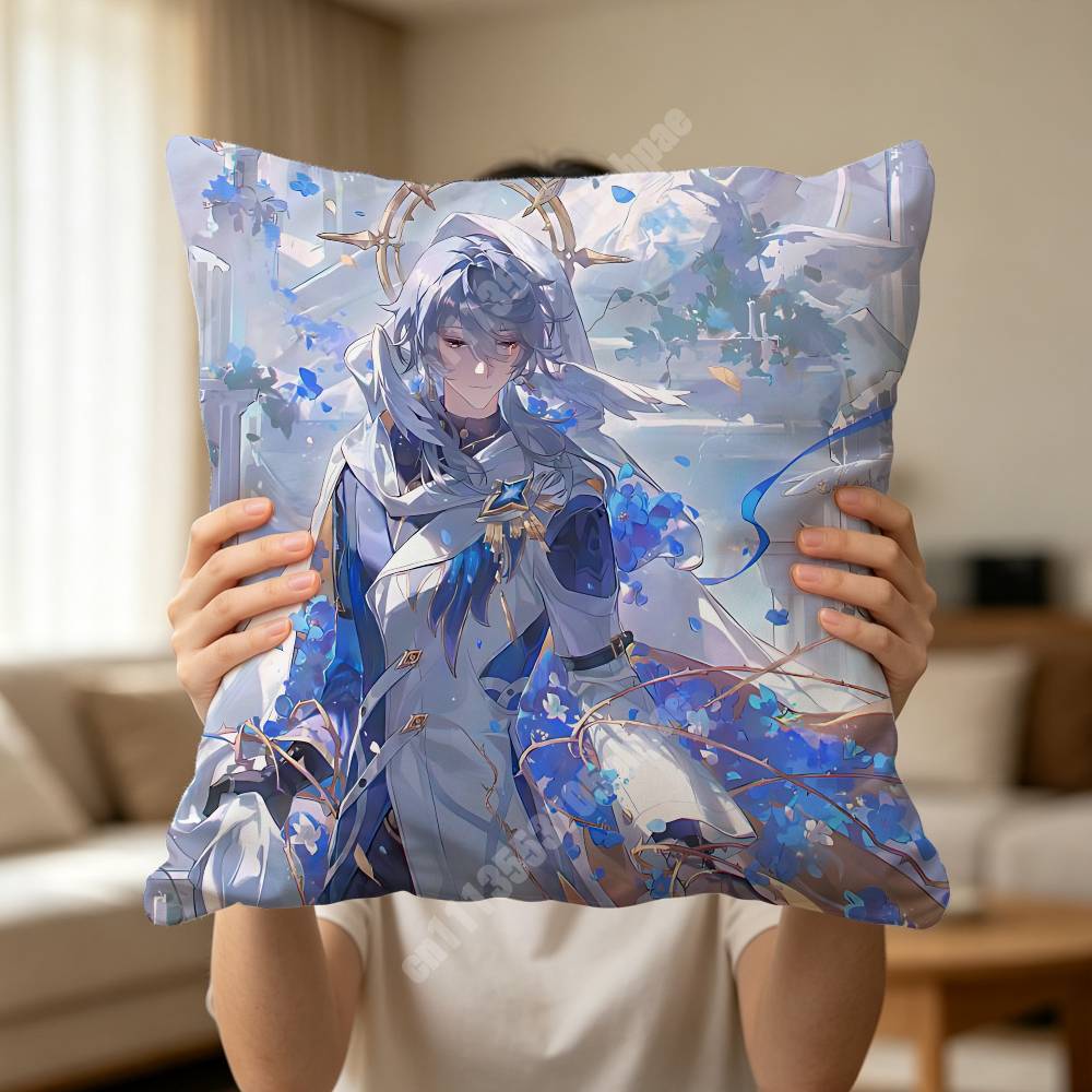 Sunday Robin Honkai Star Rail Pillow Cover Cushion Case Sofa Couch Modern Apartment Decor Family Furnishing