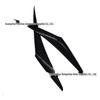 Carbon Fiber Headlight Eyebrow Trim for 2008-2013 Honda Accord (8th Gen)