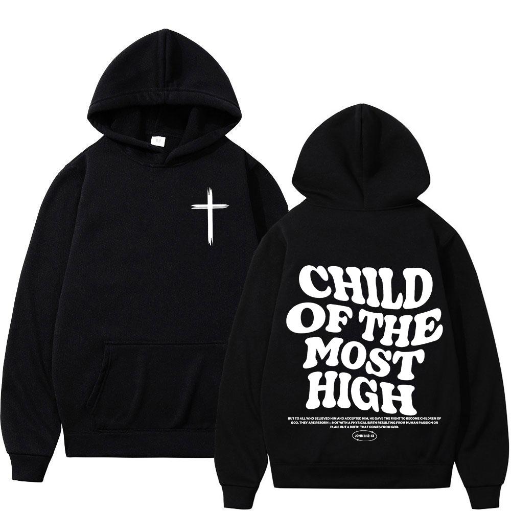 Christian Jesus Faith Over Fear Bible Verse Hoodies Men's Women High Quality Sweatshirts Fashion Vintage Pullovers Streetwear