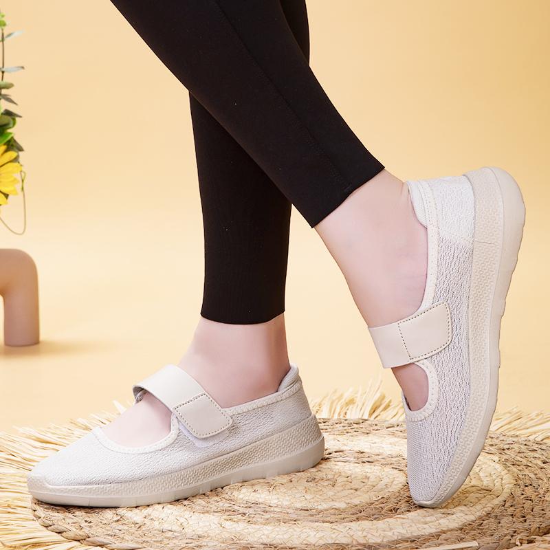 2025 Summer Women Casual Shoes Soft Portable Sneakers Walking Shoes Flat Soles for Women Breathable Slip On Shoes