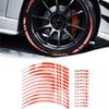 Bicycles Night Reflective Safety Decoration Strips Wheel Rims Reflective Stickers Cycling Reflector Easy to Install