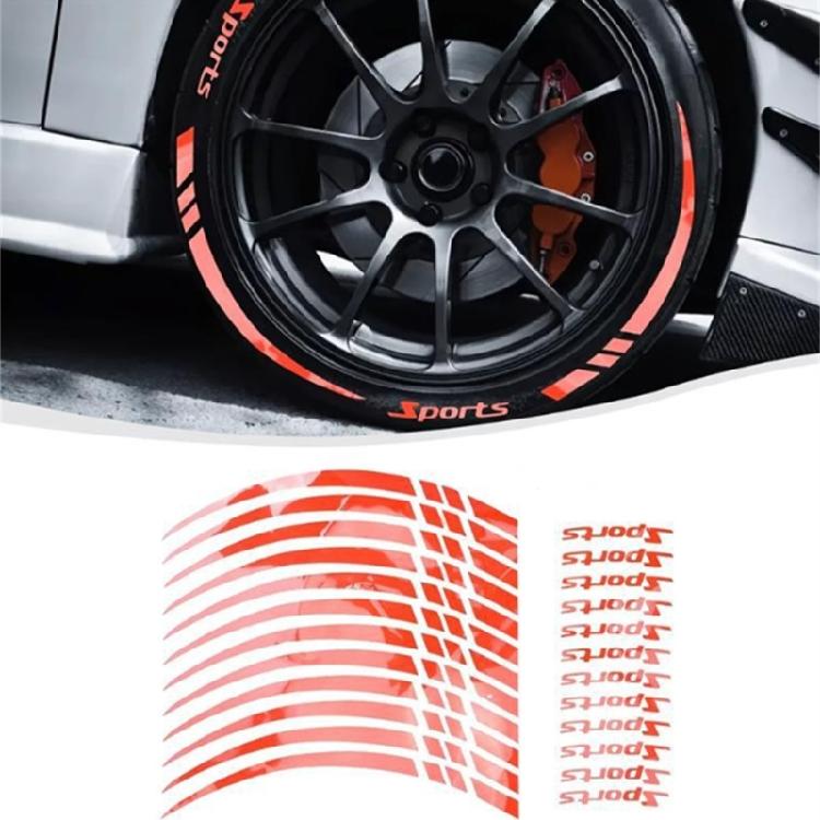 Bicycles Night Reflective Safety Decoration Strips Wheel Rims Reflective Stickers Cycling Reflector Easy to Install