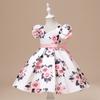 2024 Girls' Elegant Satin Princess Dress for Formal Events and Birthdays