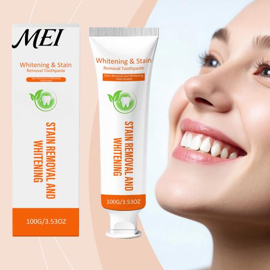 Enamel Protection Toothpaste 100G Stain Removal Teeth Whitening Toothpaste, Gentle Cleansing for Remover Men Women, Fresh Breath Oral Care Mints
