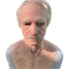 Halloween Latex Old Lady Bald Headgear Mask