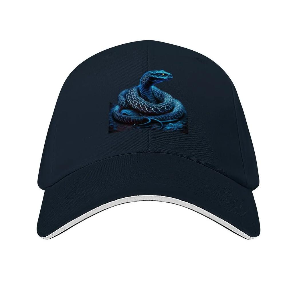 Blue Snake Baseball Cap Funny hats Cosplay Sun Cap fun hats Womens Beach Visor Mens