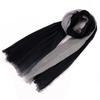 Color Matching Thin Fabric Cotton Scarf Simple Soft Texture Two-Color Scarf Lightweight Versatile Hijab Scarf Casual Wear