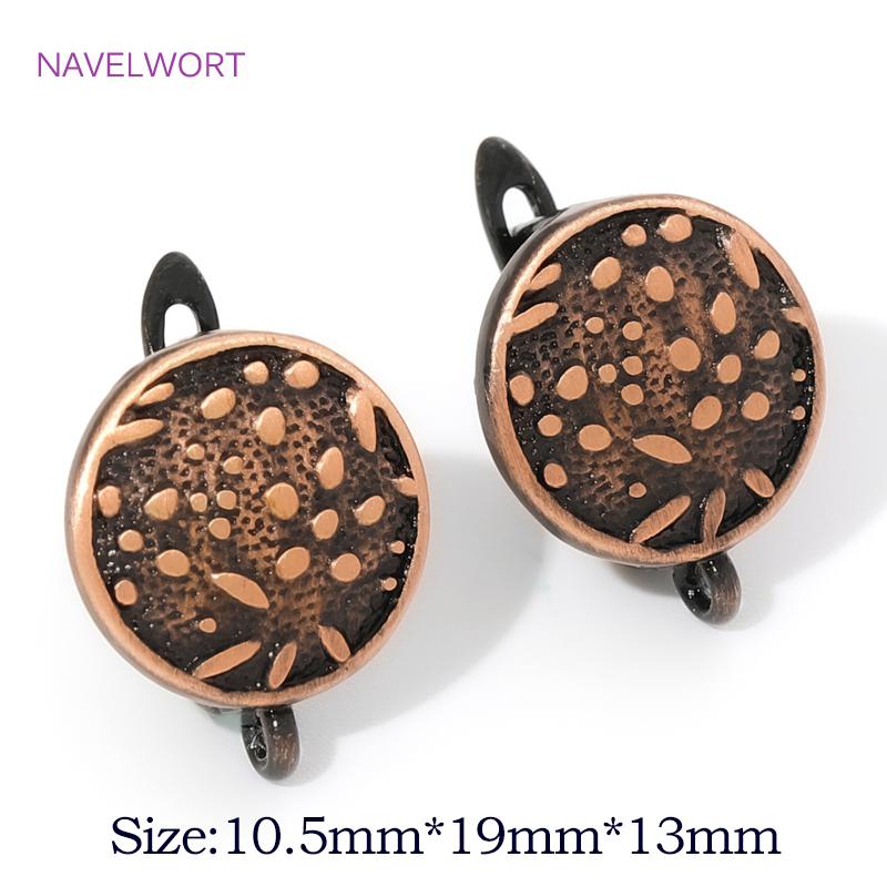 Fasteners For Earring Antique Bronze Shvenzy Earwires Brass Earring Hooks Earring Fixtures For DIY Earrings Making Accessories
