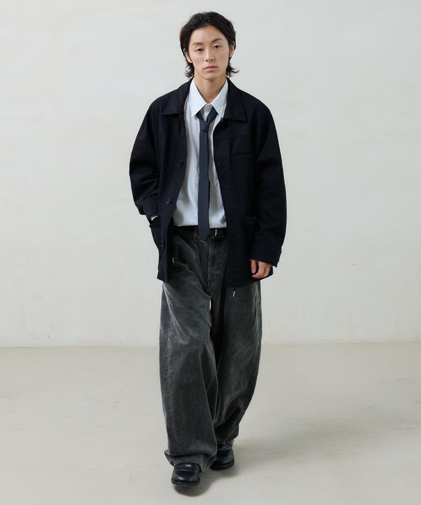 KNOUUN Balanced Corduroy Pants (Charcoal)