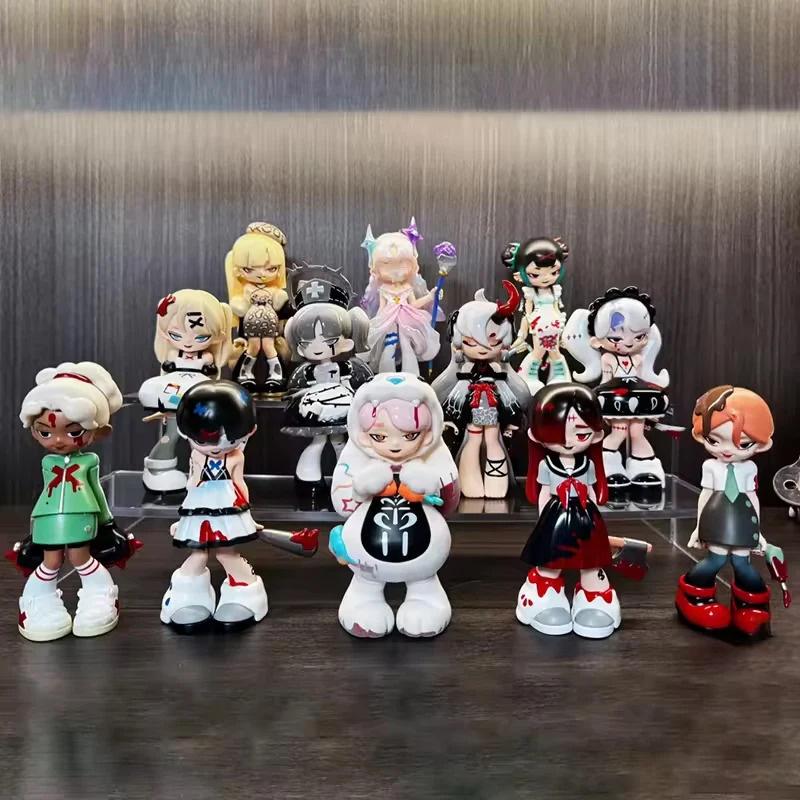 Genuine Yandere Girls Blind Box Series Model Tabletop Decorations Anime Figure Surprise Bag Ornament Collection Toys Gift