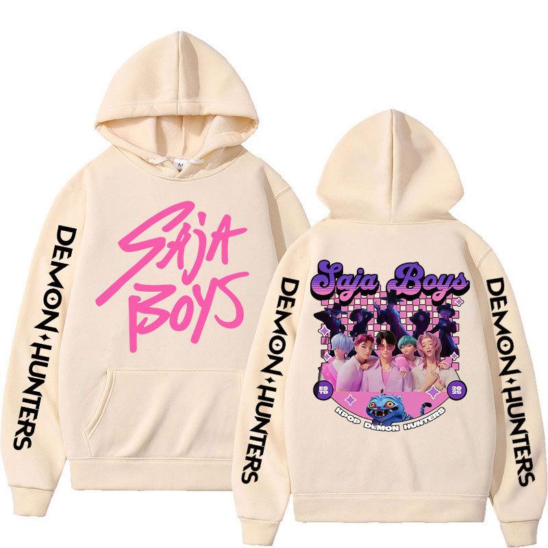 KPop Lovci démonů Saja Chlapecká mikina Harajuku Hip Hop Pulovr Top Pánská a dámská mikina Dárek