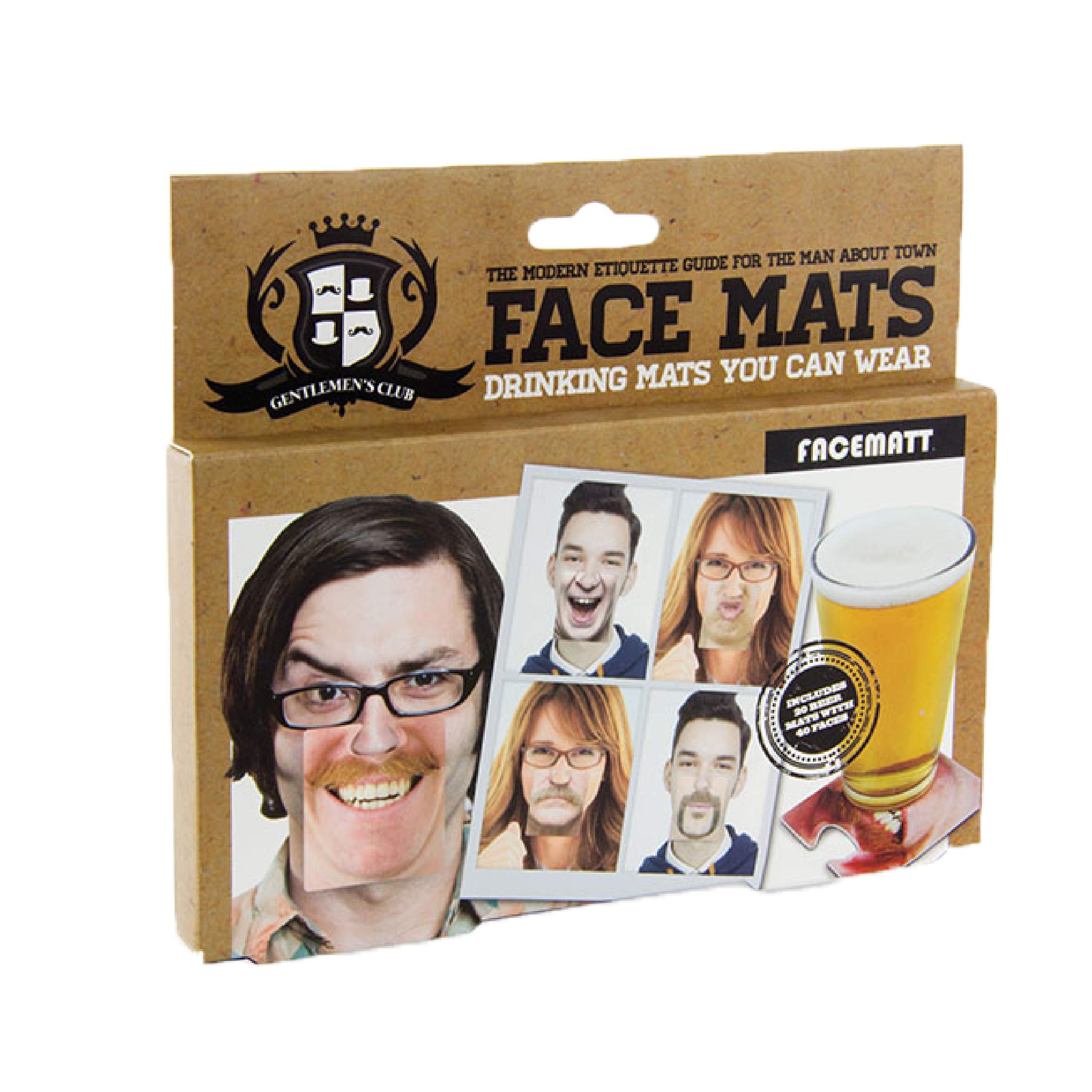 

Набор подставок под стакан FACE MATS 20 узоров/40 шт. PLD-PP2564