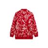 Li-Ning Unisex Sport Fashion Series V-Neck Cardigan Knit Sweater Red AMBU245-1