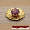 Seven-Color Ceramic Zen Incense Burner Tray with Sandalwood Coil Holder