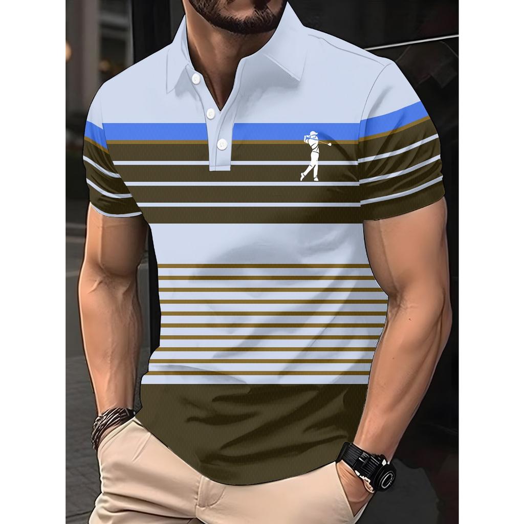 2026 Model Men's Polo Shirt, Fashionable and Trendy, Suitable for Both Business and Casual Wear, Suitable for All Seasons.