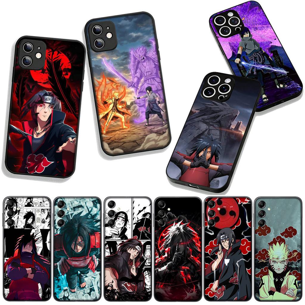 for Xiaomi Redmi Note 14 12 13 ProPlus A4 A3 Pro Plus 12C 13C 14C 5G Phone Cover Case Madaras Sasuke Uchiha Itachi Narutos