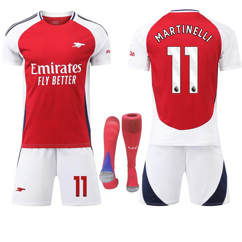 2425 Arsenal Heim Rot Erwachsenen- und Kinder-Fußballset