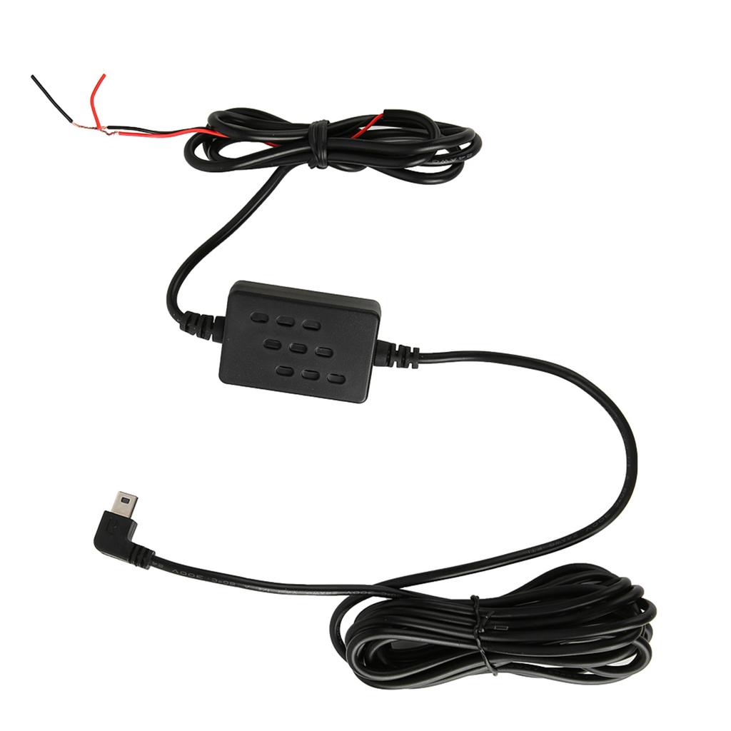 12-5V Car Dash Camera Hard Wire Kit Step Down Converter Drive Recorder Convert Cable