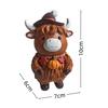 Highland Cow Christmas & Halloween Ornament for Home & Garden Decor