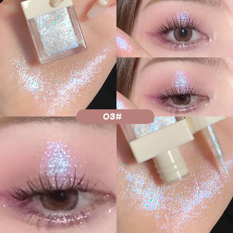 Gege Bear Liquid Eye Shadow Pearlescent Sequins Glitter Powder Silkworm Eye Shadow Brightening Liquid