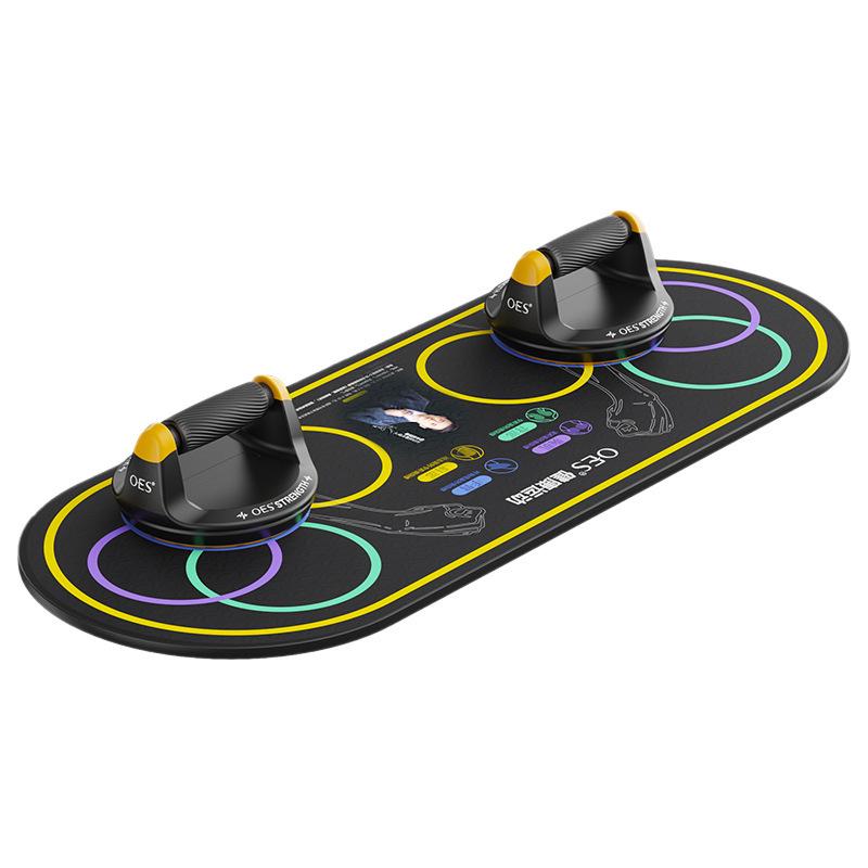 Portable Multi-functional Rotatable Push-up and Abdominal Trainer Board