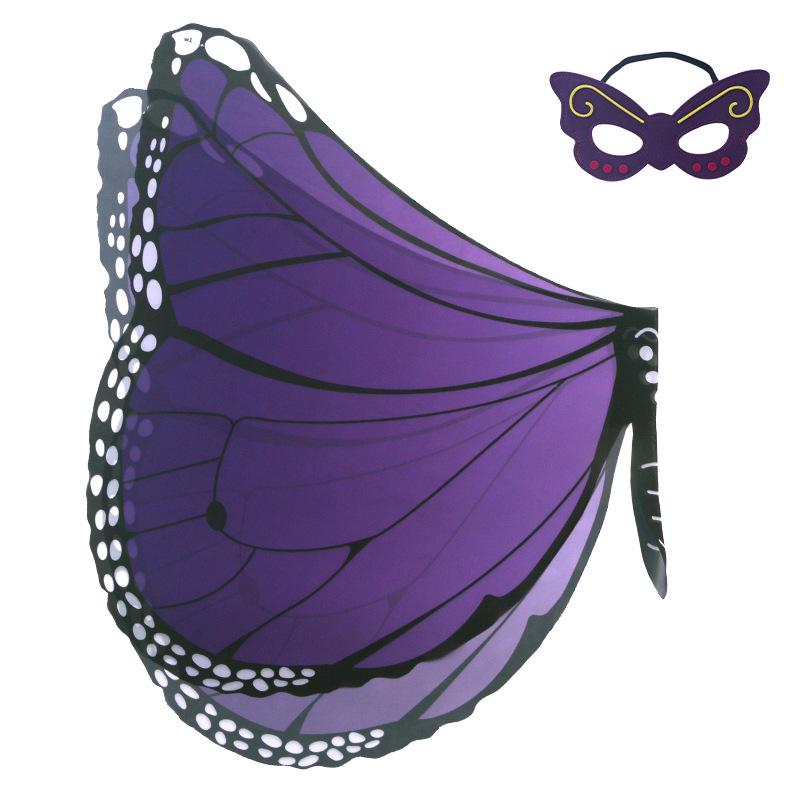 Children's Elf-Style Angel Butterfly Costume Set with Wings and Mask