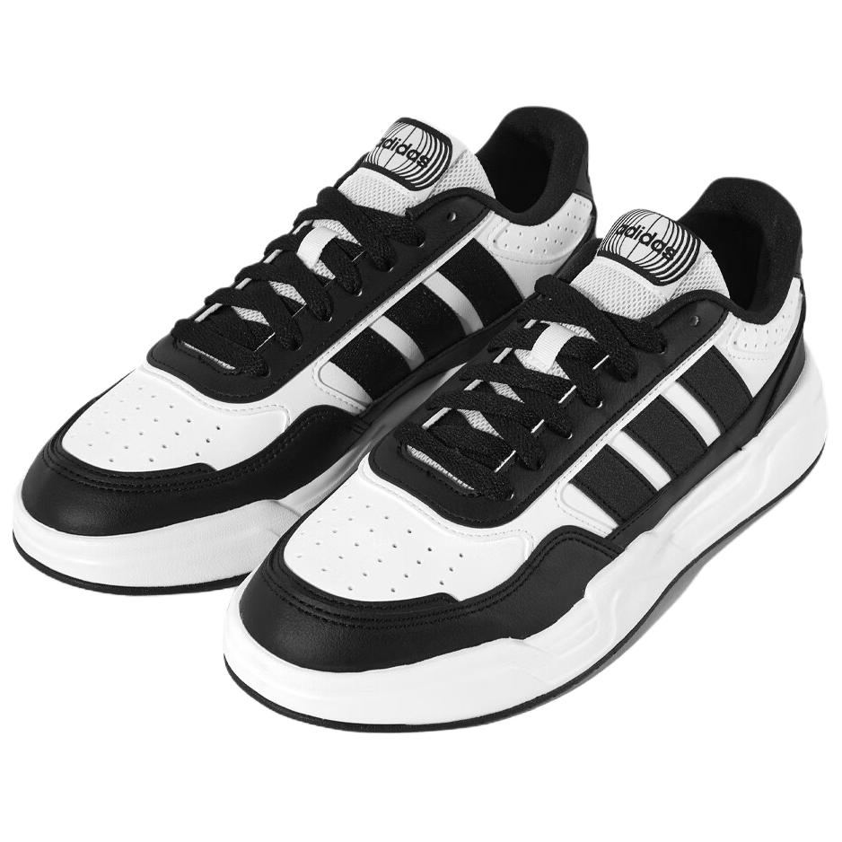 adidas Lite Baller 1.5 Low Top Skateboard Shoes Unisex Black White KI1497
