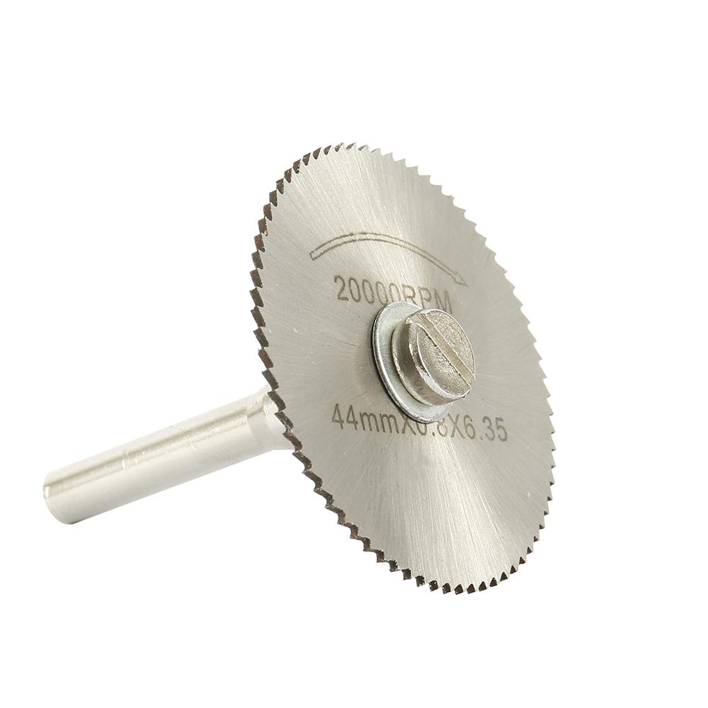 32PCS HSS Mini Circular Saw Blade Set Diamond Cutting Disc for Dremel Power Tools Resin Cutting Saw Blades With1/8in 1/4in Rod