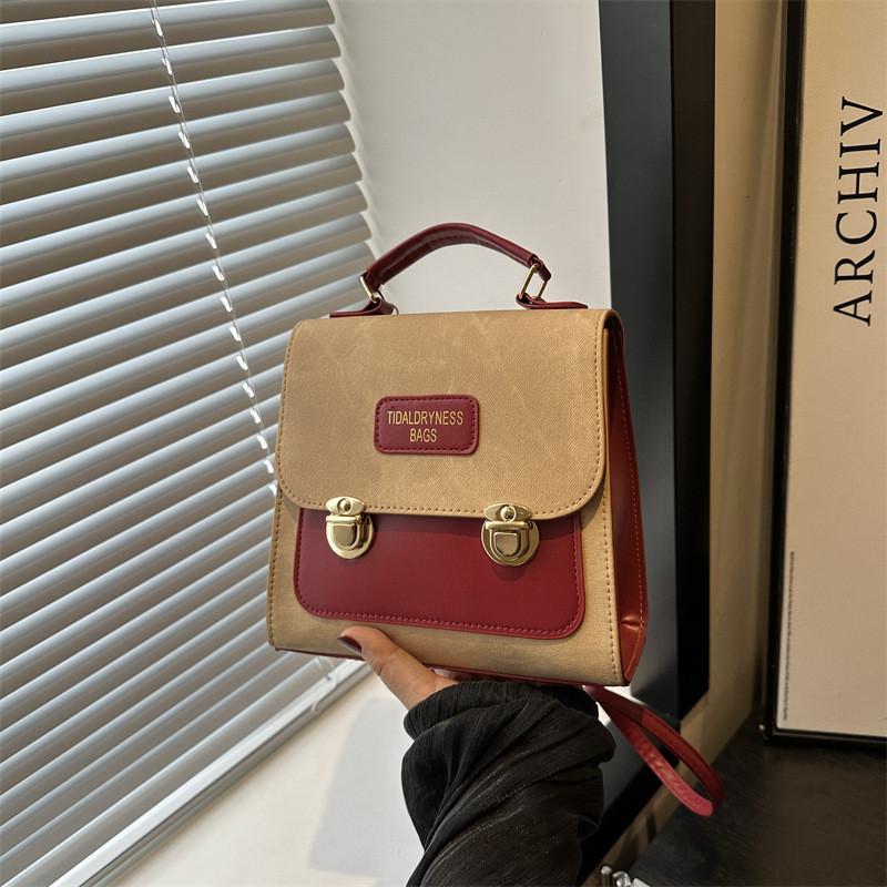 Chic Pu Leather Vintage Womens Backpack Stylish Casual All Season Design