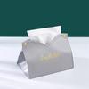 Nordic PU Leather  Tissue Box holder Car Tissue Case Living Room Pumping Paper Storage box Napkin Holder Desktop Napkin Holder