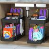 TEMU Xi Yin Multi-Functional Pull-Out Kitchen Sink Storage Rack and Space-Saving Shelf