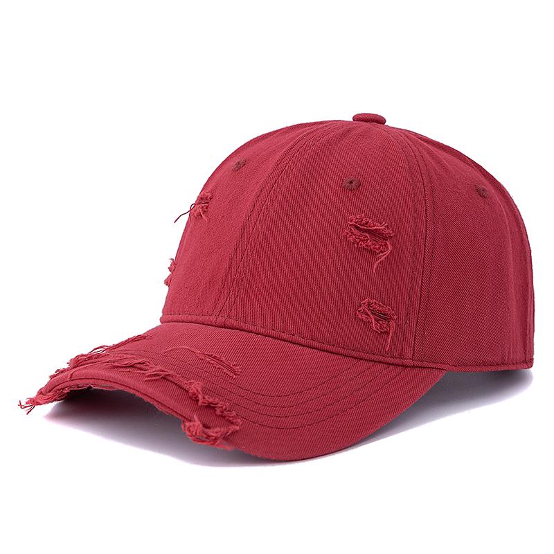 Neue Kappe aus gewaschener Baumwolle im Retro-Distressed-Stil, hochwertige Baseballkappe für Damen, Dopamin-Kappe, Outdoor-Hüte